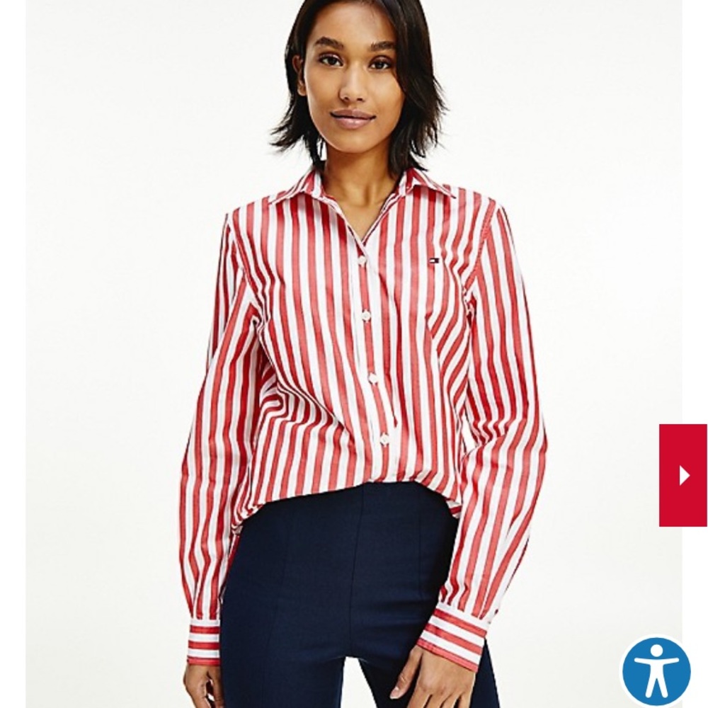 Tommy Hilfiger striped button down shirt